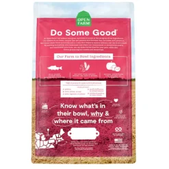 Clearance Open Farm Wild-Caught Salmon & Ancient Grains Recipe Dry Dog Food